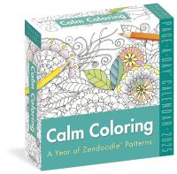 Calm Coloring Page-A-Day® Calendar 2025